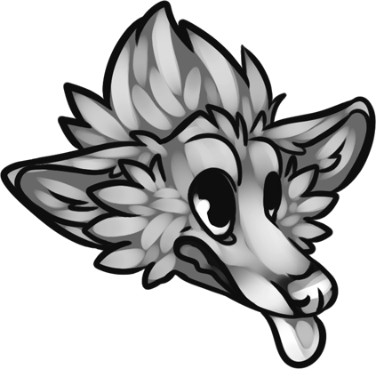 Free Wolf Headshot By Rott-rott - Free Wolf Headshot Lineart (423x415)
