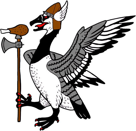 Heraldic Vicious Battle Goose By Pixelmecha - Digital Art (600x568)