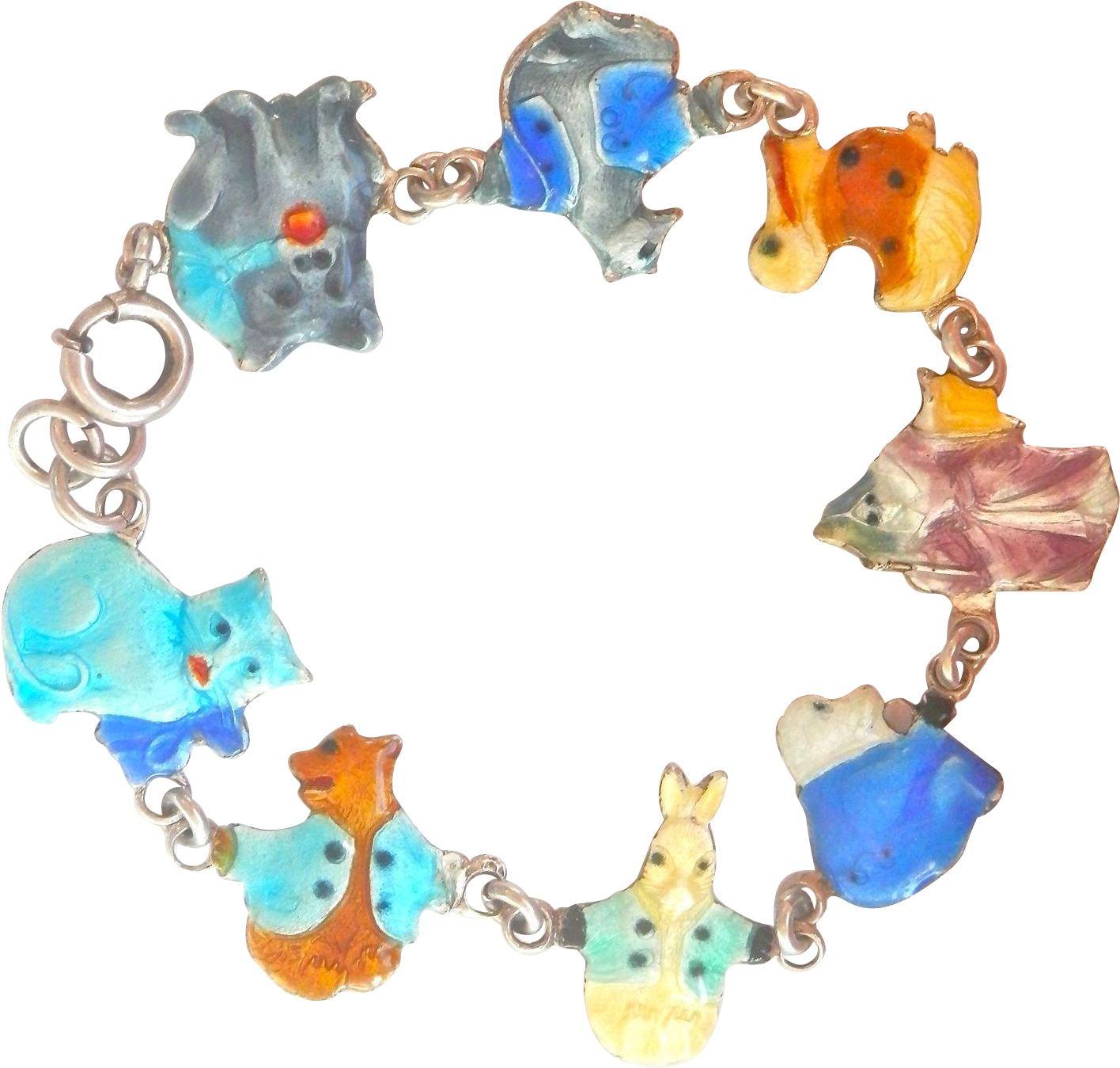 Beautiful Vintage Silver Children's Bracelet Contains - Bracelet (1415x1415)