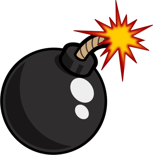 Bomb Png - Cartoon Bomb Png (494x500)