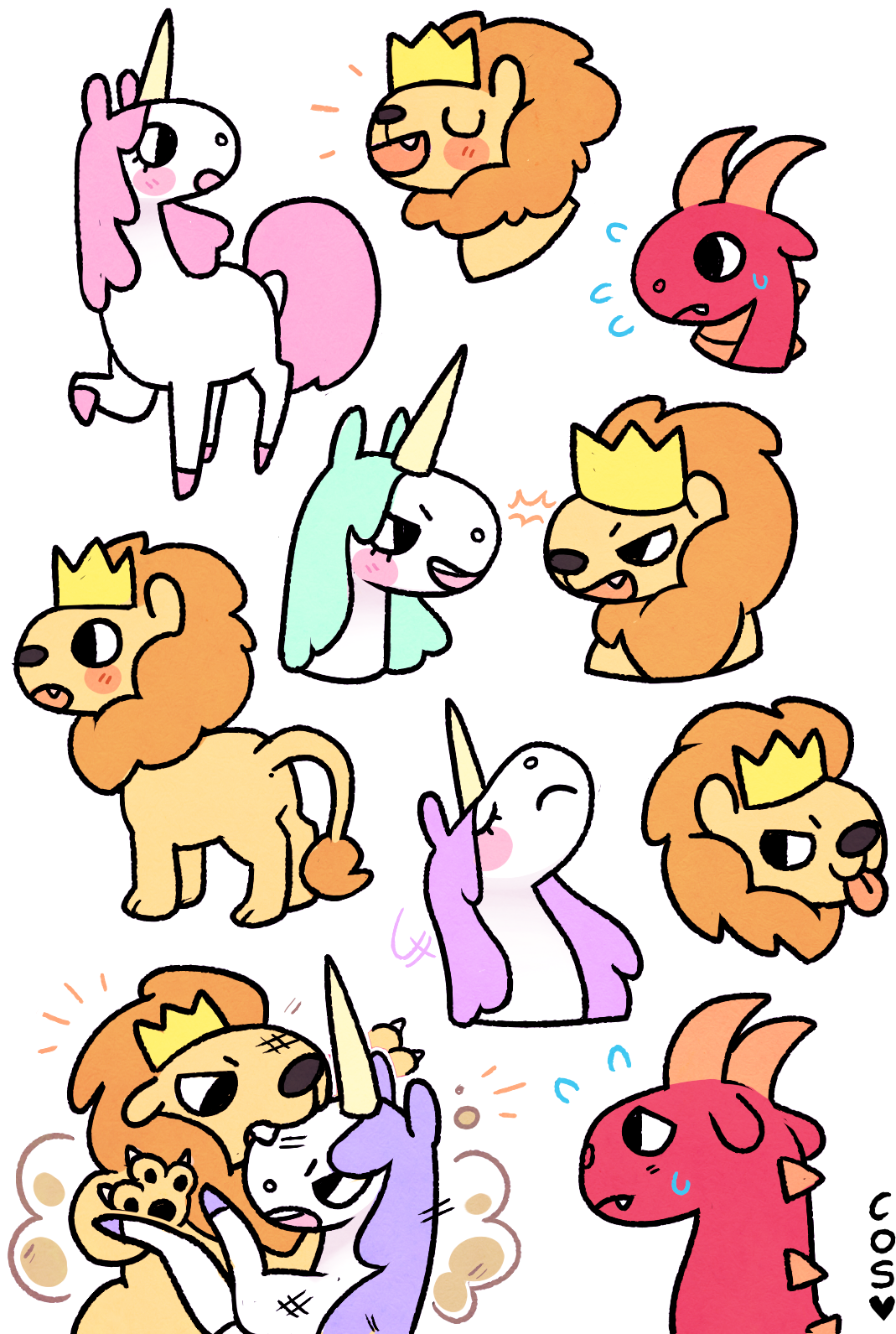 Lion And Unicorn Boston Mother Goose Nursery Rhyme - Lion (1080x1600)