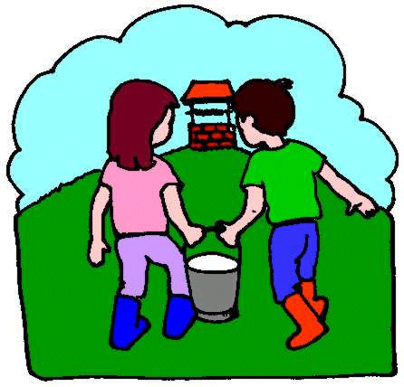 Musical Nursery Rhymes - Jack And Jill Nursery Rhyme Clipart (446x428)