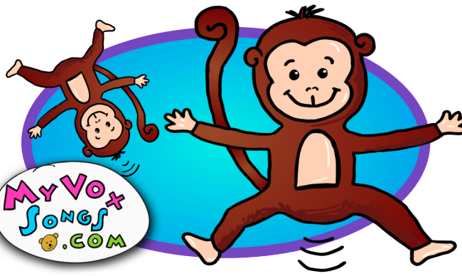 Five Little Monkeys - Five Little Monkeys Jumping On The Bed Nursery Rhymes (650x388)