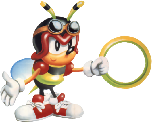 Charmy Bee Knuckles Chaotix (546x443)