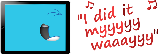 Image Of Ipad Singing "i Did It My - Money (700x250)