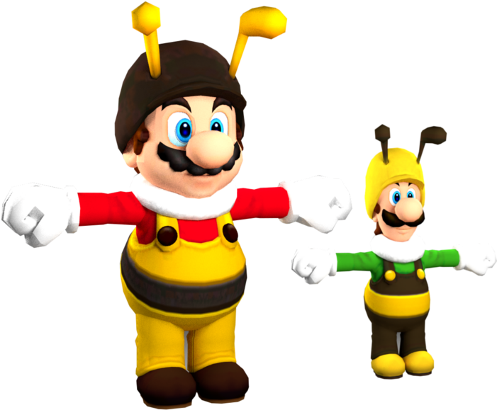 Download Zip Archive - Super Mario Galaxy Bee (750x650)