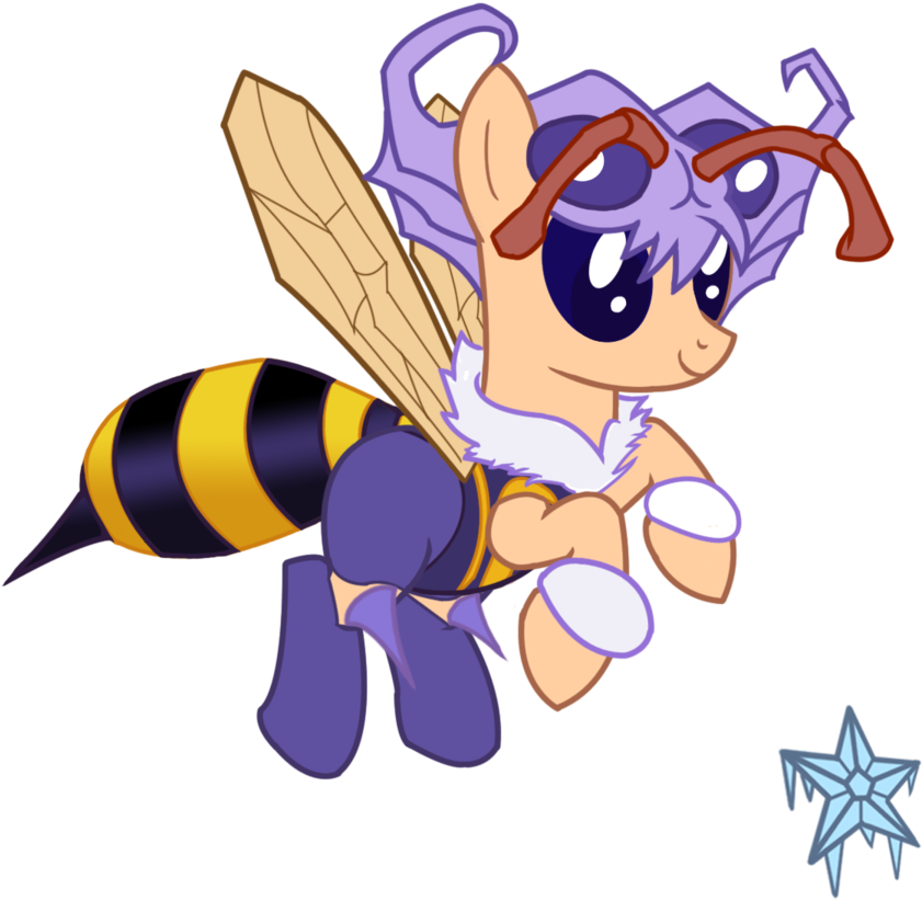 Q Bee Pony By Shiver Star - Bee Pony (900x900)