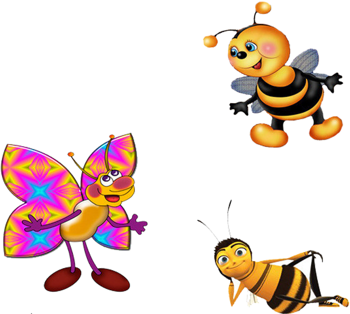 Cute Little Cartoon Bee - Bee Movie Barry Benson Art Print 32x24 Poster (1000x751)