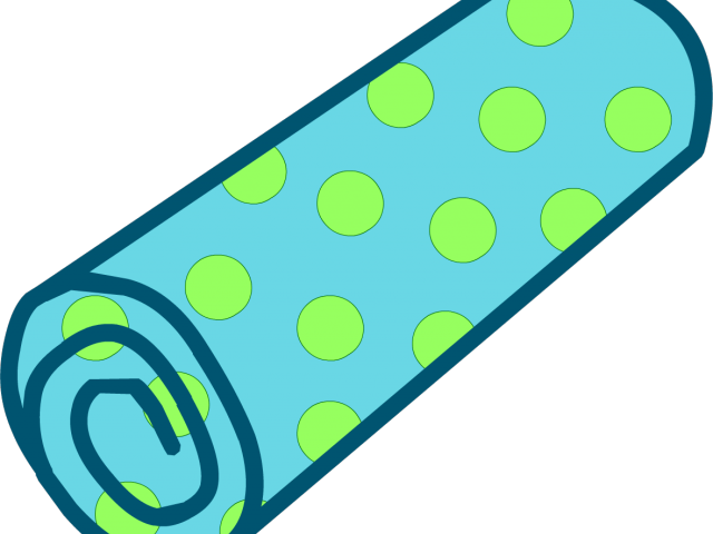 Beach Towel Clipart - Clip Art (640x480)