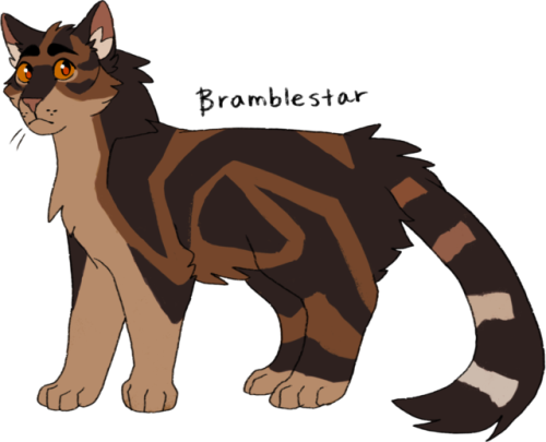 #21 Of The 100 Warriors Challenge, Bramblestar - Warrior Cats Bramblestar (500x405)