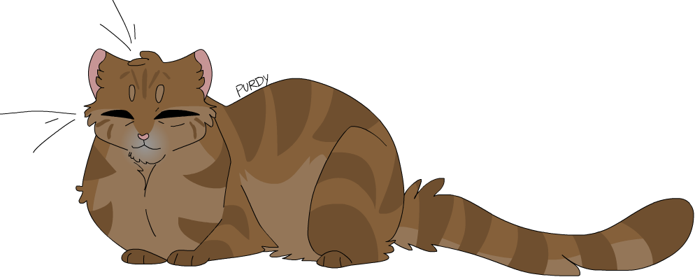 Warrior Cats Wc Purdy Thunderclan - Cat Grabs Treat (994x396)