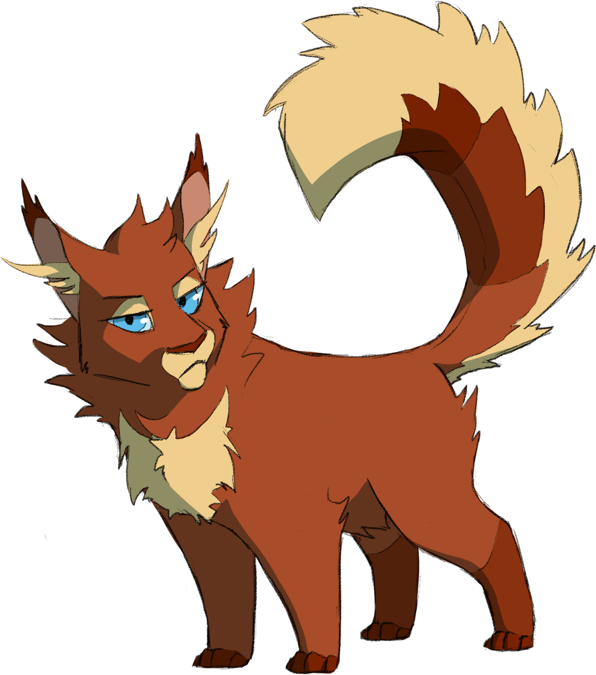 Warrior Cats Flametail (1280x1455)