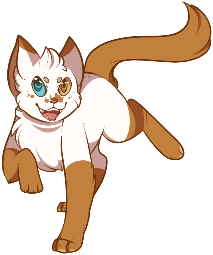 Mudpaw, Apprentice Of Thunderclan By Shittypurplecat - Cartoon (720x855)