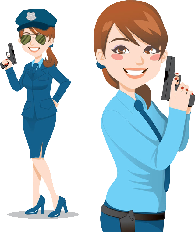 Police Officer Stock Photography Royalty-free - Draw A Police Girl (640x760)