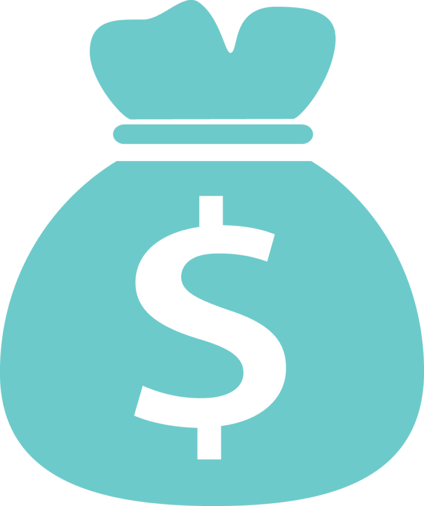 There Are Millions Of Marketing And Advertising Options - Money Bag Icon Transparent (857x1024)