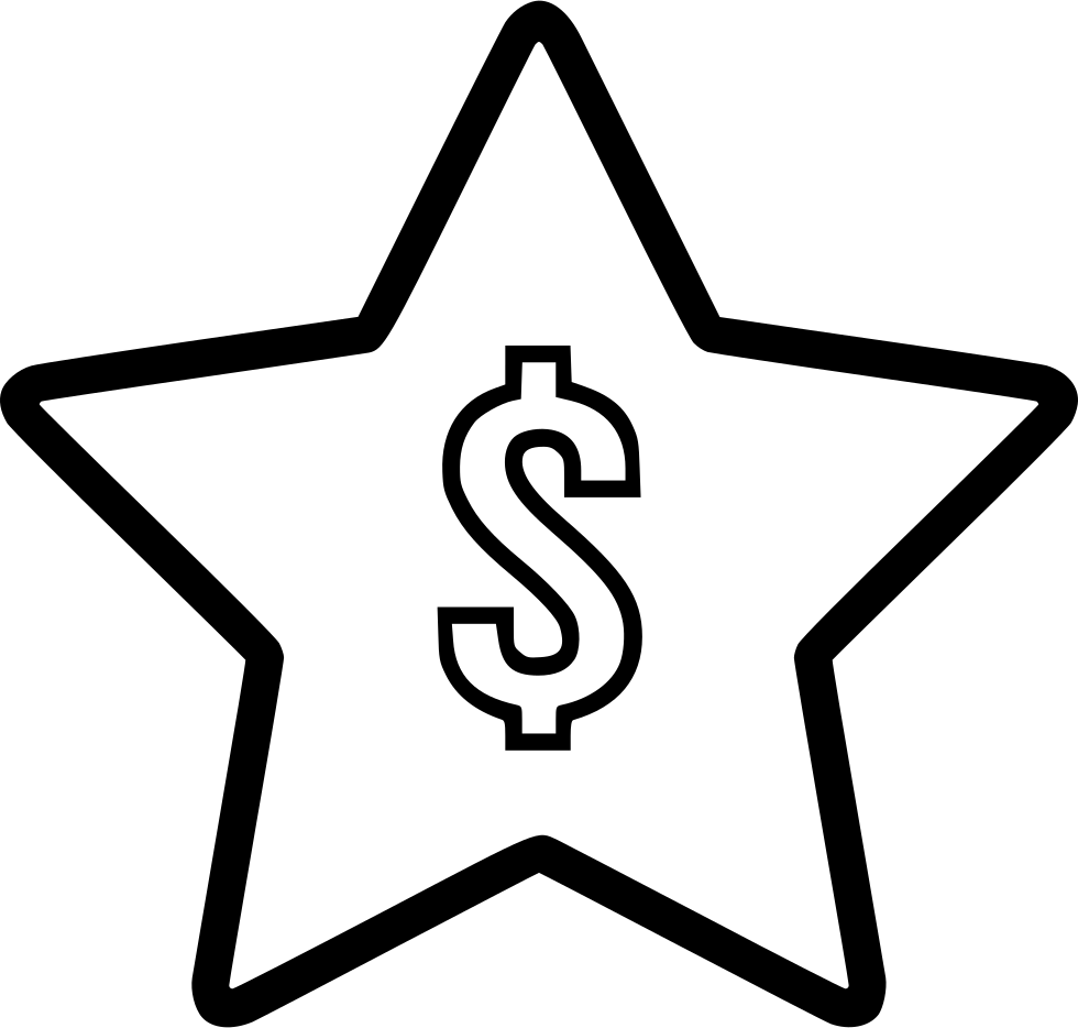 Best Price Dollar Excellent Price Quote Competitive - Smiling Star Black And White (980x934)