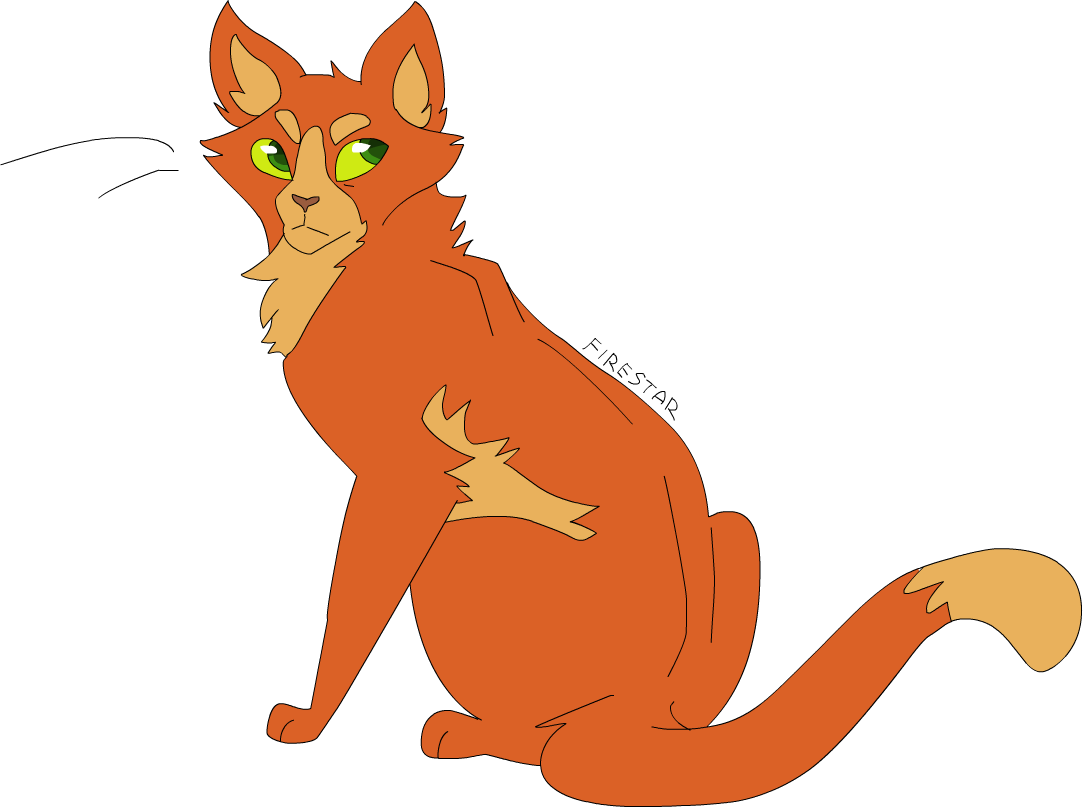 Warrior Cats Repost Firestar Thunderclan - Ukari Warrior Cats (1083x808)