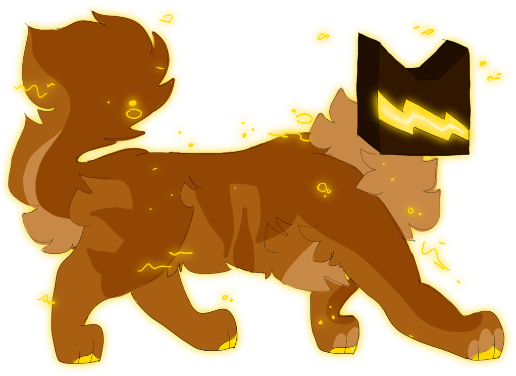 The Thunderclan God By Deertheartist - Illustration (1047x763)