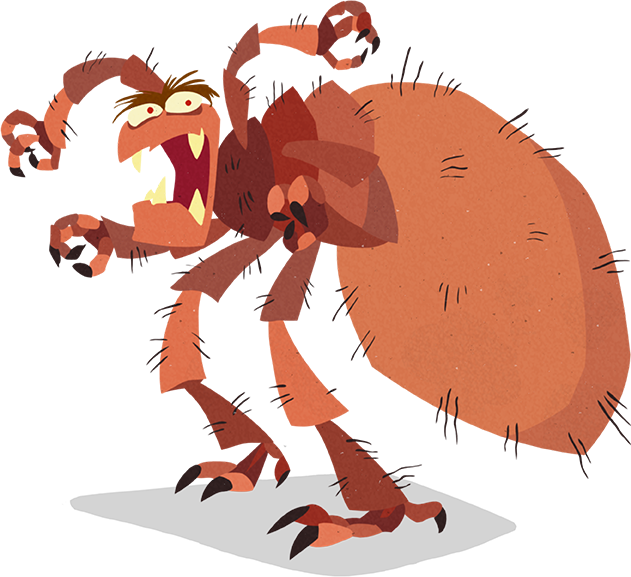 Worms Clipart Cartoon Character - Human Whipworm (631x577)