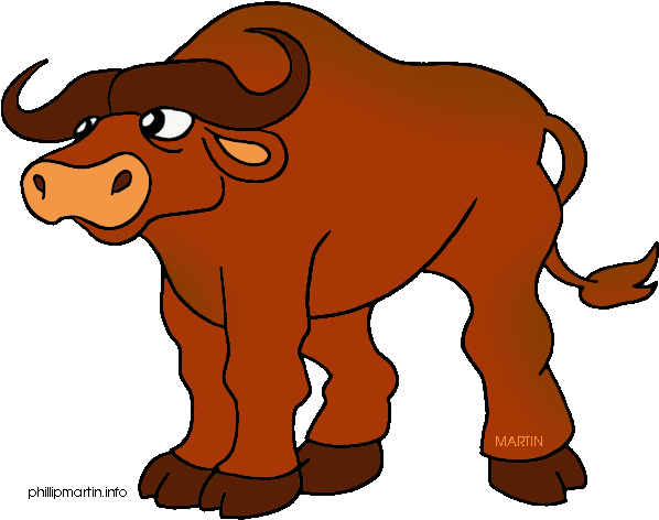 Buffalo Clipart Image - Buffalo Clipart Image (648x518)