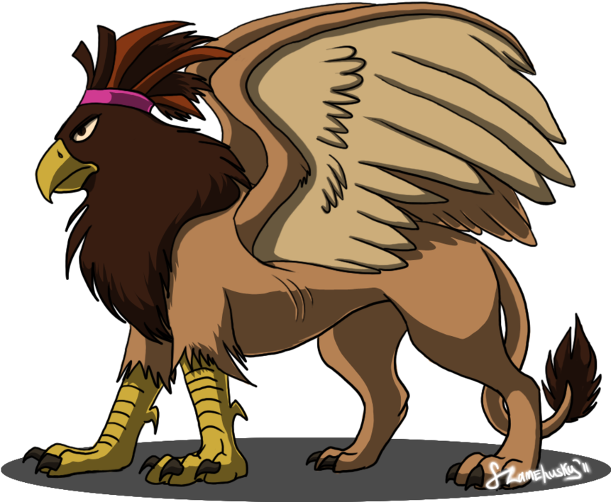 Cartoon Gryphons Cleo By Husgryph - Cartoon (900x720)
