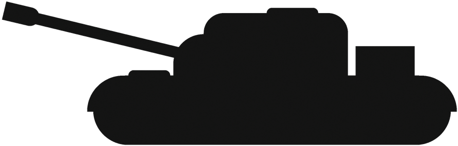 Military Tank Clipart Tank Silhouette - Weapon (1280x427)