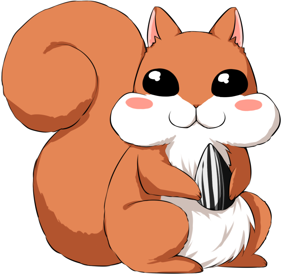 Yona Of The Dawn Squirrel Anime Manga Chibi - Akatsuki No Yona Ao Squirrel (965x965)