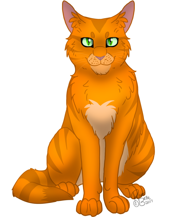 The Fire That Saved Thunderclan By Riverbelle - Cartoon (786x1017)
