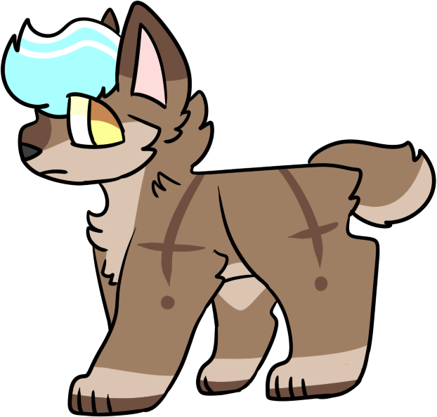 Buff Boy Adopt By Paw-ss - Cartoon (622x593)