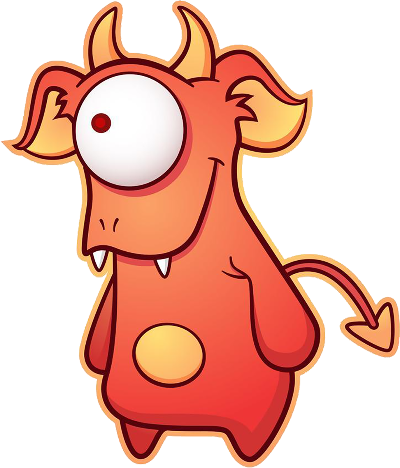 Cartoon Monster Illustration - Cartoon (1500x1619)