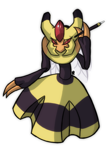 Vespiquen- Elizabeth By Reiterei - Cartoon (450x550)