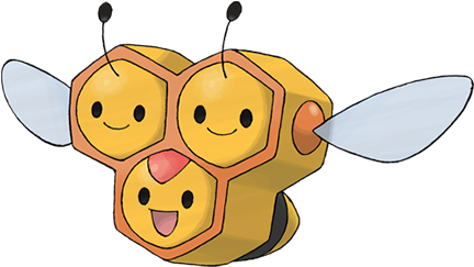 Combee, Nivel 21 ♀, Vespiquen - Combee Pokemon (477x440)
