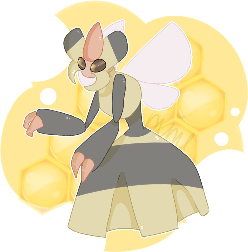 Vespiquen Miime Pokemon Pokemon Diamond Pokemon Pearl - Illustration (975x985)