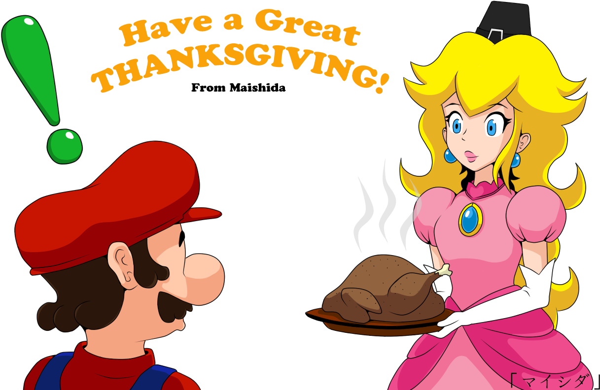 Mario's Thanksgiving Day By Maishida Mario's Thanksgiving - Thanksgiving Day (1250x800)