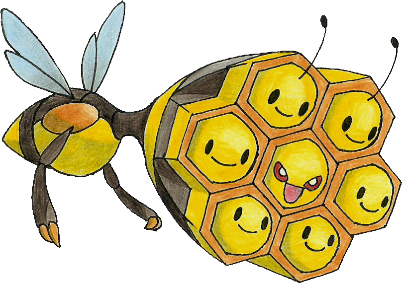 Septubee By Fakemaket - Pokemon Male Combee Evolution (894x639)