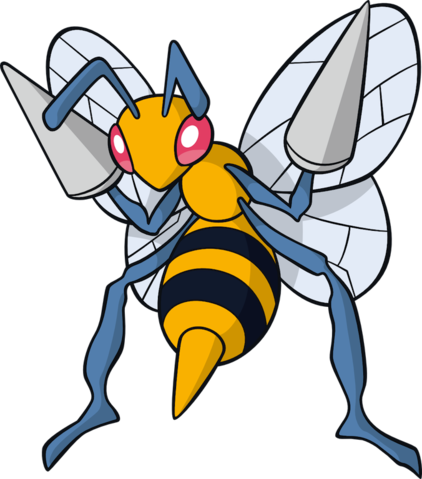 Pokemon Beedrill Vs Vespiquen Images - Pokemon Beedrill (422x479)