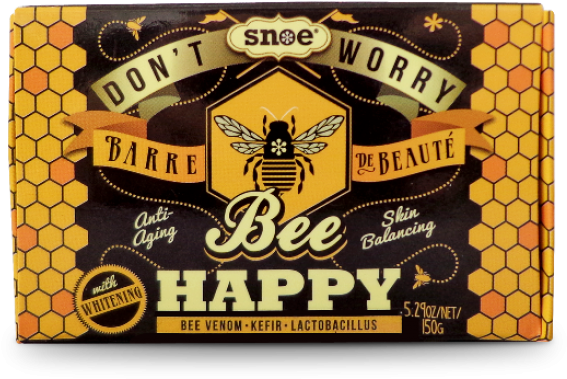 Don't Worry Bee Happy Barre De Beauté - Label (700x470)