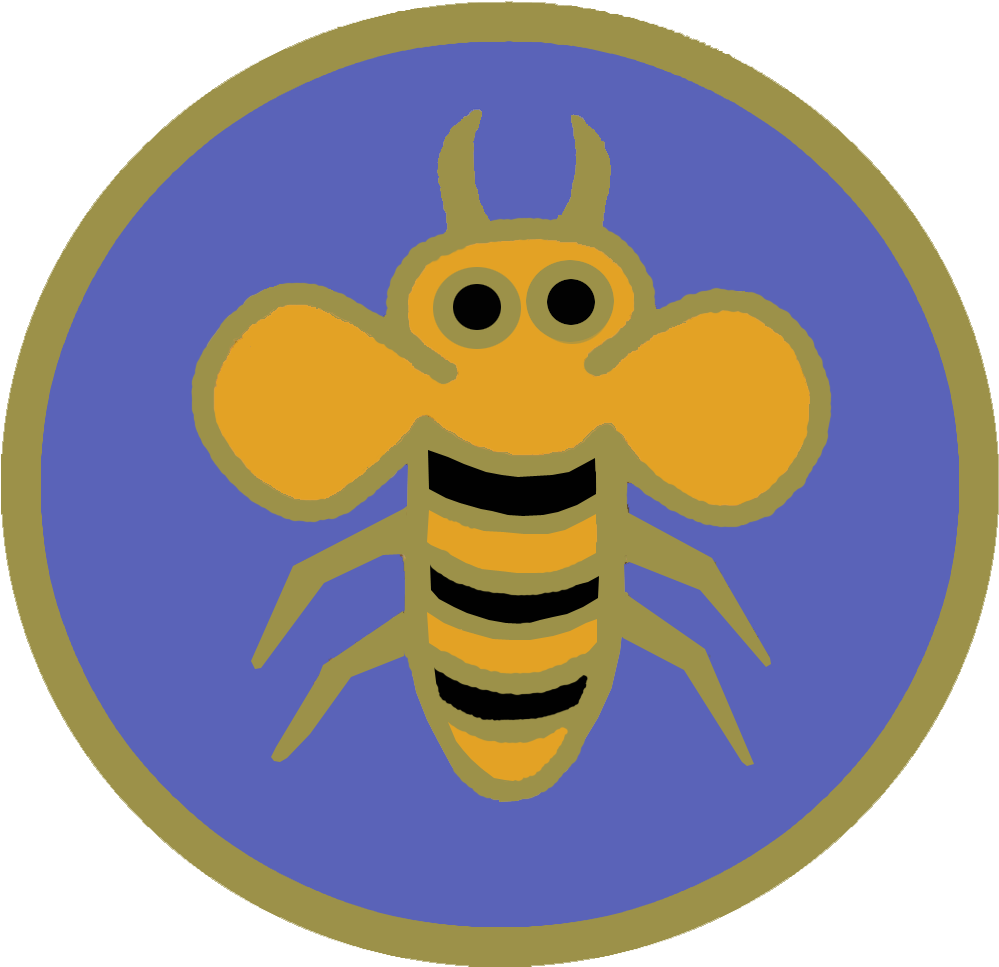 Busy Bee Logo - Rosemary Musker High School (1000x991)