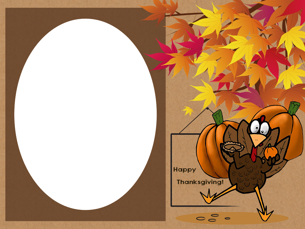 Thanksgiving Day Frame - Thanksgiving Greeting Cards (1024x768)