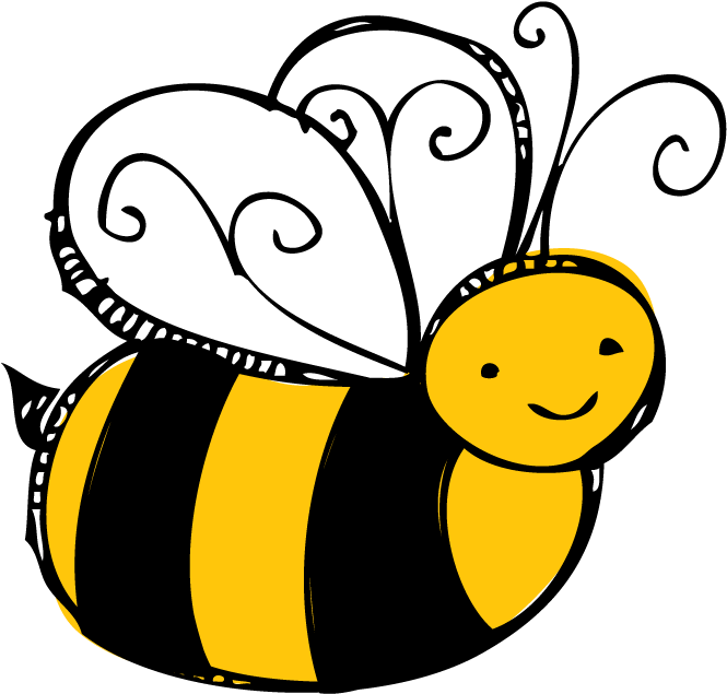 Busy Bee Clipart Clipart Best - Free Bee Clip Art (673x657)