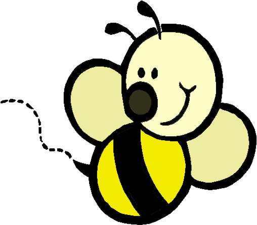 Busy Bee Clipart - Bee Coloring Pages (524x459)