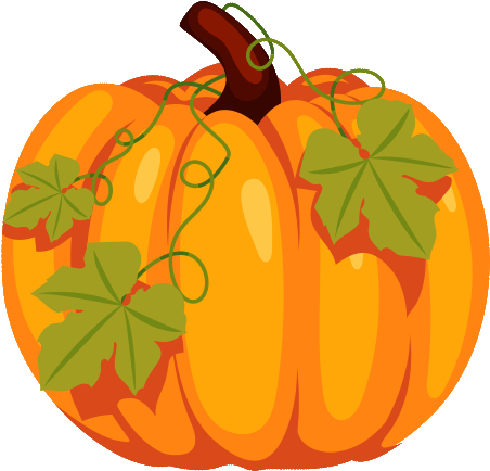 Thanksgiving Clip Art - Pumpkin Cartoon (600x491)