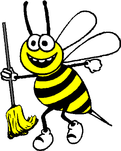 Bee Hive Clip Art Download - Clip Art Busy Bee (400x500)