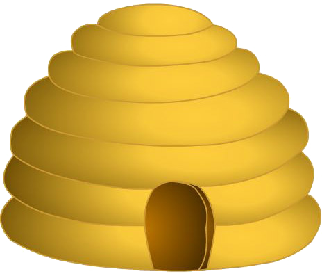 Inspirational Beehive Clipart Beehive Duct And Air - Bee Hive Clip Art (464x394)