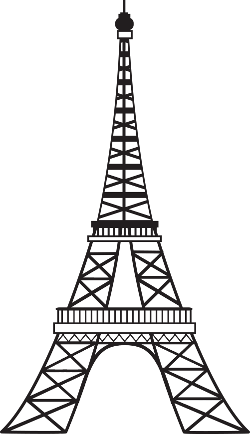 Uffizi Gallery One Of The Finest Art Galleries In The - Eiffel Tower Line Drawing (501x870)
