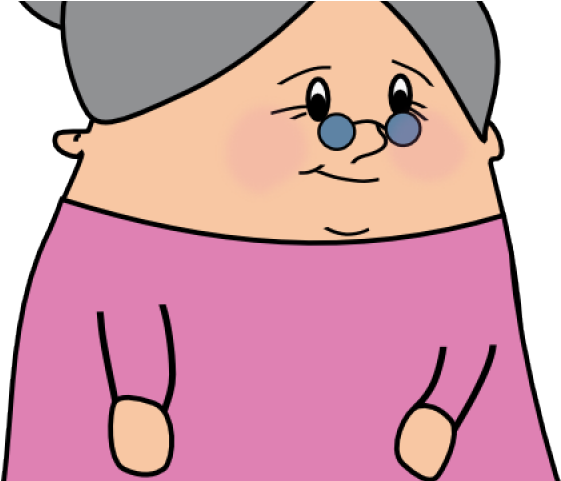 Old Clipart Kind Lady - Old Lady Clip Art (640x480)