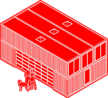 Quick House Container Homes, Container Houses Just - Quik House (380x344)