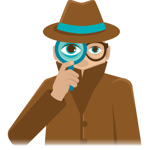 Hotel Clipart High Low - Detective Flat Icon (500x500)