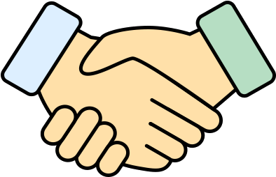Two Hands Shaking - Handshake Icon (508x415)