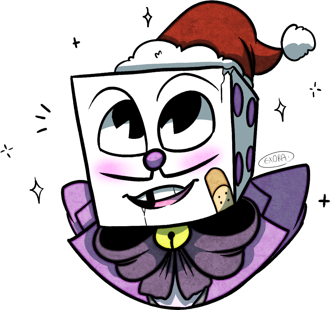 King Dice Kingdice Cuphead King Dice Cuphead Boss Cuphead - Christmas King Dice (1203x1109)